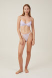 Butterfly Lace Tanga Cheeky Brief, LILAC BREEZE - alternate image 1
