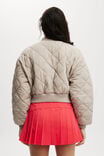 Quilted Rib Bomber Jacket, ALL SPICE - alternate image 3