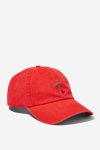 Active Graphic Cap, CHERRY WASHED RED