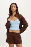 Active Panelled Woven Short, CHESTNUT - example image 4