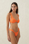 Thick Gathered Strap Brazilian Bikini Bottom, DAHLIAS JACQUARD - alternate image 4