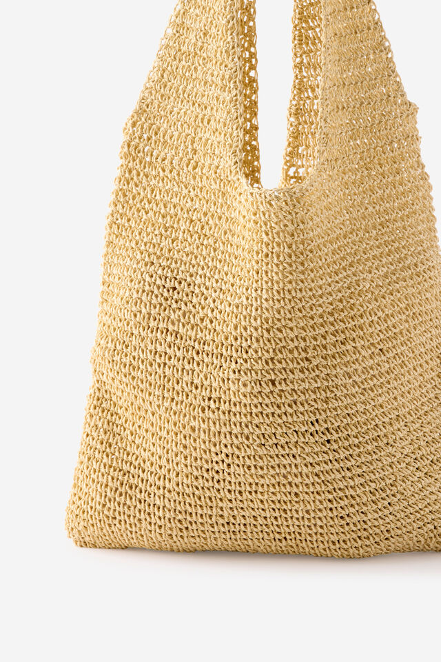 Palma Straw Bag, NATURAL