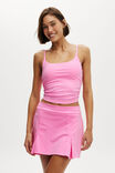 Ultra Soft Fitted Pleat Skirt, MILLENNIAL PINK - alternate image 3