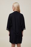 Roupão - Slinky Robe, BLACK - vista alternativa 3