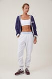 Plush Essential Gym Trackpant, CLOUDY GREY MARLE - alternate image 1