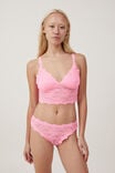Stretch Lace Cheeky Brief, PINK SORBET - alternate image 4