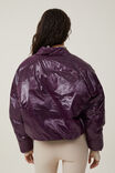 The Recycled Mother Puffer Bomber Jacket, PICKLED BEET - alternate image 3