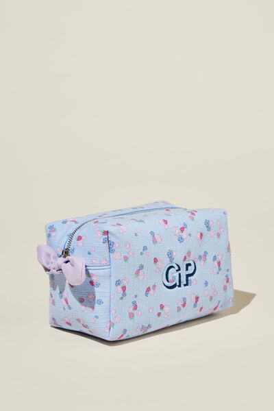 Cottage Cos Case Personalised, LEXI STRAWBERRY BLUE/SOFT ROSE POINTELLE