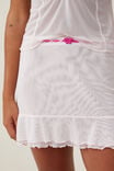 Mesh Frill Hem Skirt, SOFT ROSE - alternate image 2