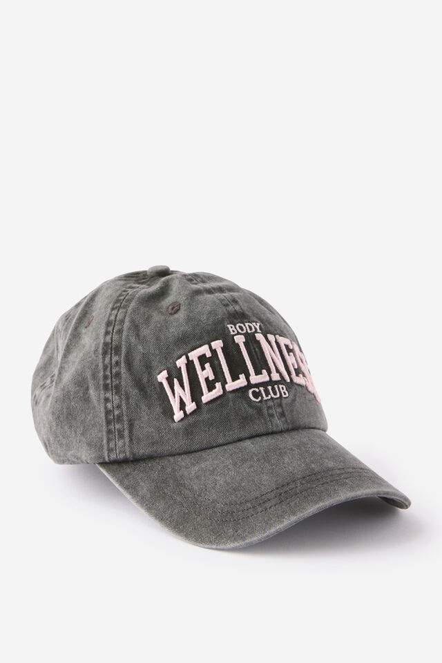Bon&eacute; - Club Cap, WELLNESS WASHED BLACK