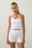 Ultra Luxe Strappy Tank, WHITE - alternate image 1