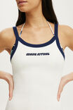 The Resort Rib Graphic Dress, WAVE RITUAL WHITE - example image 2