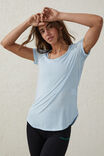Camiseta - Gym T Shirt, SILKY BLUE - vista alternativa 1