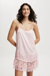 Satin Slip With Lace Ruffle Hem, FRENCH FAIRYTALE - alternate image 4