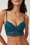 Butterfly Lace Wirefree Lift Bra, ENCHANTED FOREST - alternate image 2