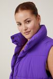 The Recycled Mother Puffer Vest 2.0, ROYAL PURPLE - alternate image 2