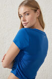 Active Side Gathered T Shirt, MARINE BLUE - alternate image 2