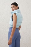 The Mother Puffer Panelled Crop Vest, STARLIGHT CLOUD - alternate image 3