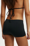 Highwaisted Swim Short, BLACK - example image 2