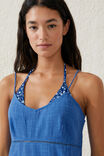 Strappy Beach Mini Dress, SPRING BLUE - alternate image 2