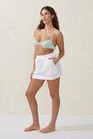 Relaxed Beach Mini Skirt, WHITE - alternate image 4