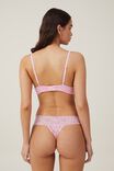 Everyday Lace Contour Bra, PINK FROSTING - alternate image 3