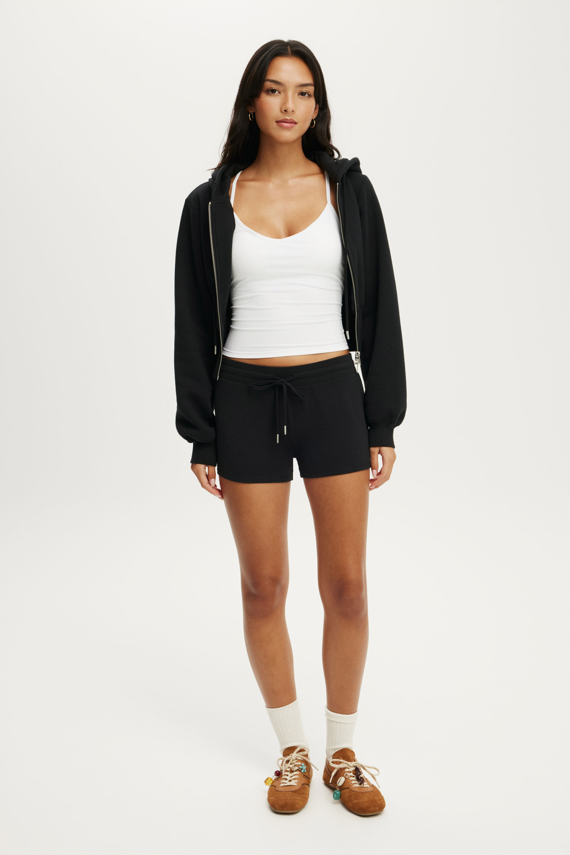 Stretch Modal Fleece Mini Short