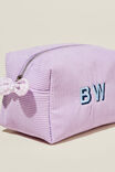 Cottage Cos Case Personalised, LILAC CORD/ PINK LILAC CHECK - alternate image 2