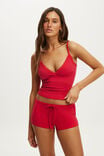 Dreamy Soft Tie Micro Short, CHEEKY CHERRY - example image 4