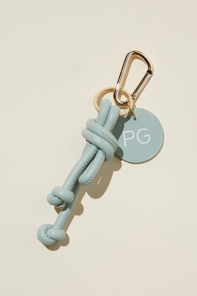 Personalised Rope Keyring, CAMEO GREEN