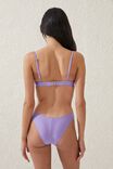 High Side Brazilian Seam Bikini Bottom, ARIEL PURPLE SHIMMER - alternate image 3