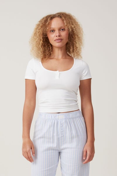Buy Cotton On Body Short Sleeve Satin Sleep Shirt 2024 Online