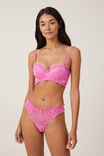 Butterfly Lace Strapless Push Up2 Bra, CUPIDS KISS - alternate image 5