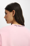 Plush Graphic Crew Sweatshirt, CHERRY DREAM/BW CLUB - example image 5