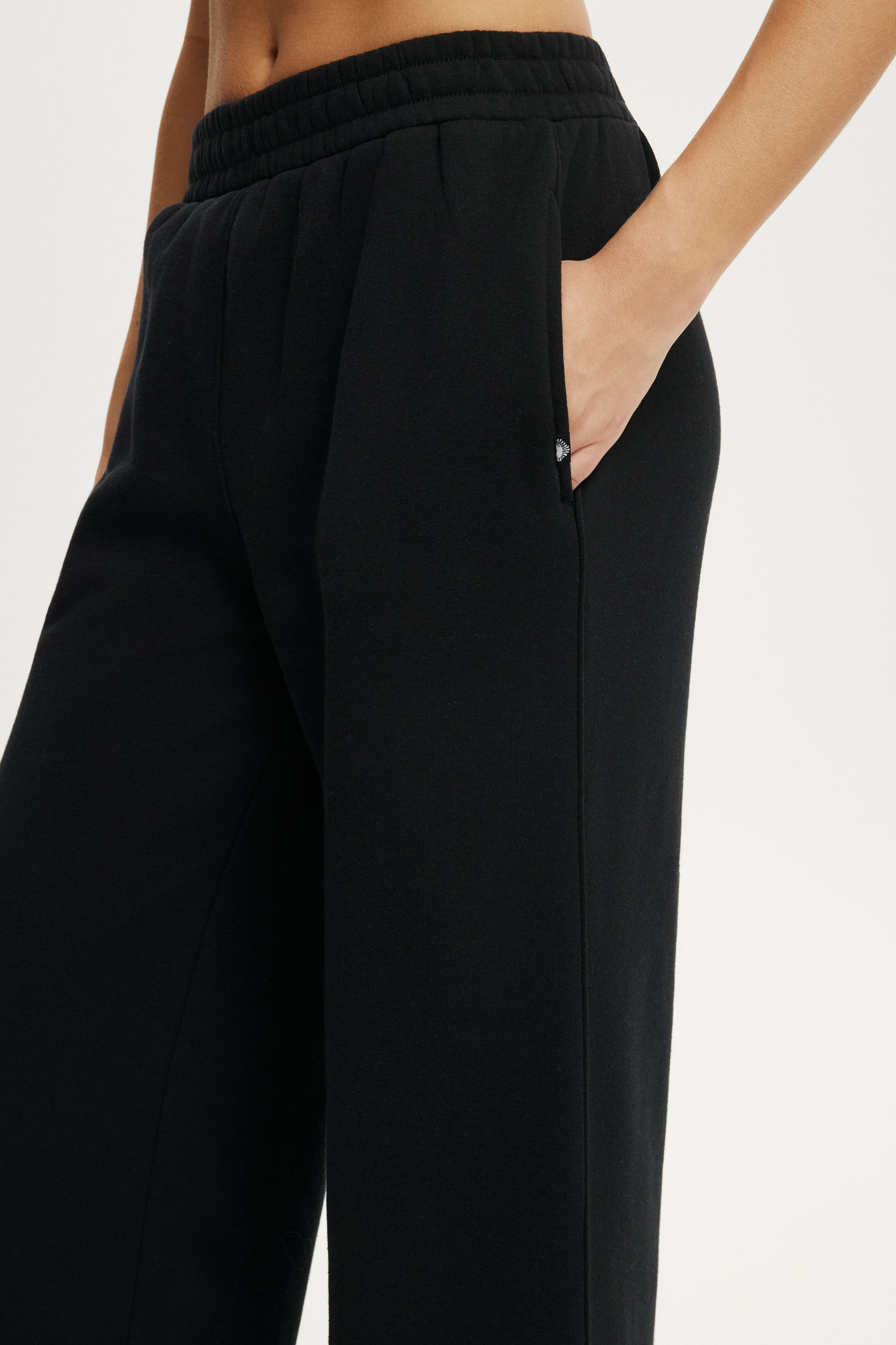 Fleece Wide Leg Sweatpant