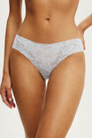 Invisible Lace Bikini Brief, VIOLET BLUE - example image 2