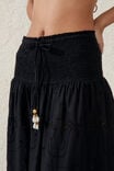 The Vacation Maxi Skirt, BLACK PALM TREE - alternate image 2