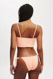 Cropped Tankini Swim Top, PEACH DREAM CRINKLE - alternate image 3