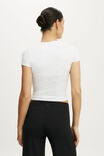 Ultra Soft Fitted Tshirt, WHITE - example image 3