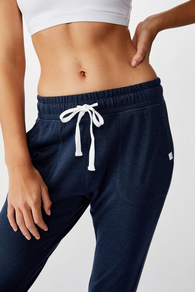 Cropped Gym Track Pants, MIDNIGHT MARLE