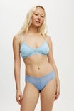 Everyday Lace G String Brief, ADRIFT BLUE - alternate image 4