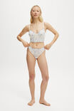 Margot Embroidered Mesh Longline Bralette, COCONUT MILK - example image 4