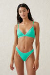 Refined High Side Brazilian Bikini Bottom, FRESH GREEN/BLANKET STITCH - alternate image 4