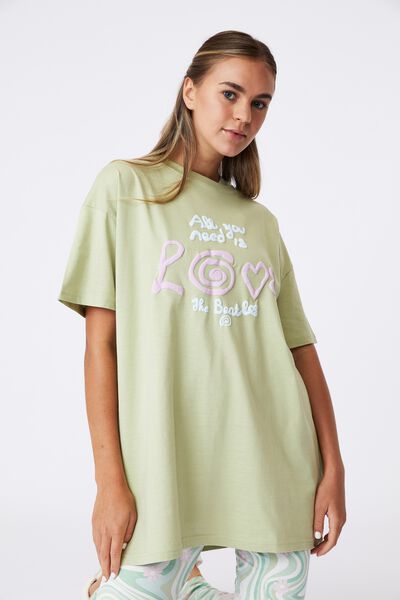 90S T-Shirt Nightie, LCN APP/THE BEATLES ALL YOU NEED IS LOVE