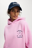 Plush Premium Graphic Hoodie, MILLENNIAL PINK/SOCIAL CLUB - alternate image 3