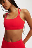 Strappy Sports Crop, RASPBERRY RIB - alternate image 2