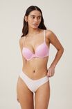 The Invisible G String Brief, POLLY DAISY PINK - alternate image 4