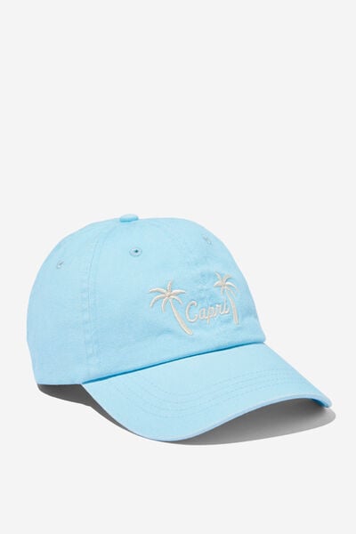 Active Graphic Cap, CAPRI WASHED PARADISE BLUE