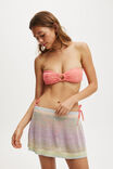 Crochet Beach Skirt, PINK SPACE DYE CROCHET - example image 4