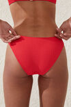 Full Bikini Bottom, LOBSTER RED CRINKLE - alternate image 2